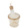 Wedding Champagne Candle 6x11cm [105833]