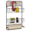 Black Metal Kitchen Organizer [249044]