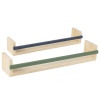 2 Pc Wooden Display Rack [243424]