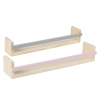 2 Pc Wooden Display Rack [243424]