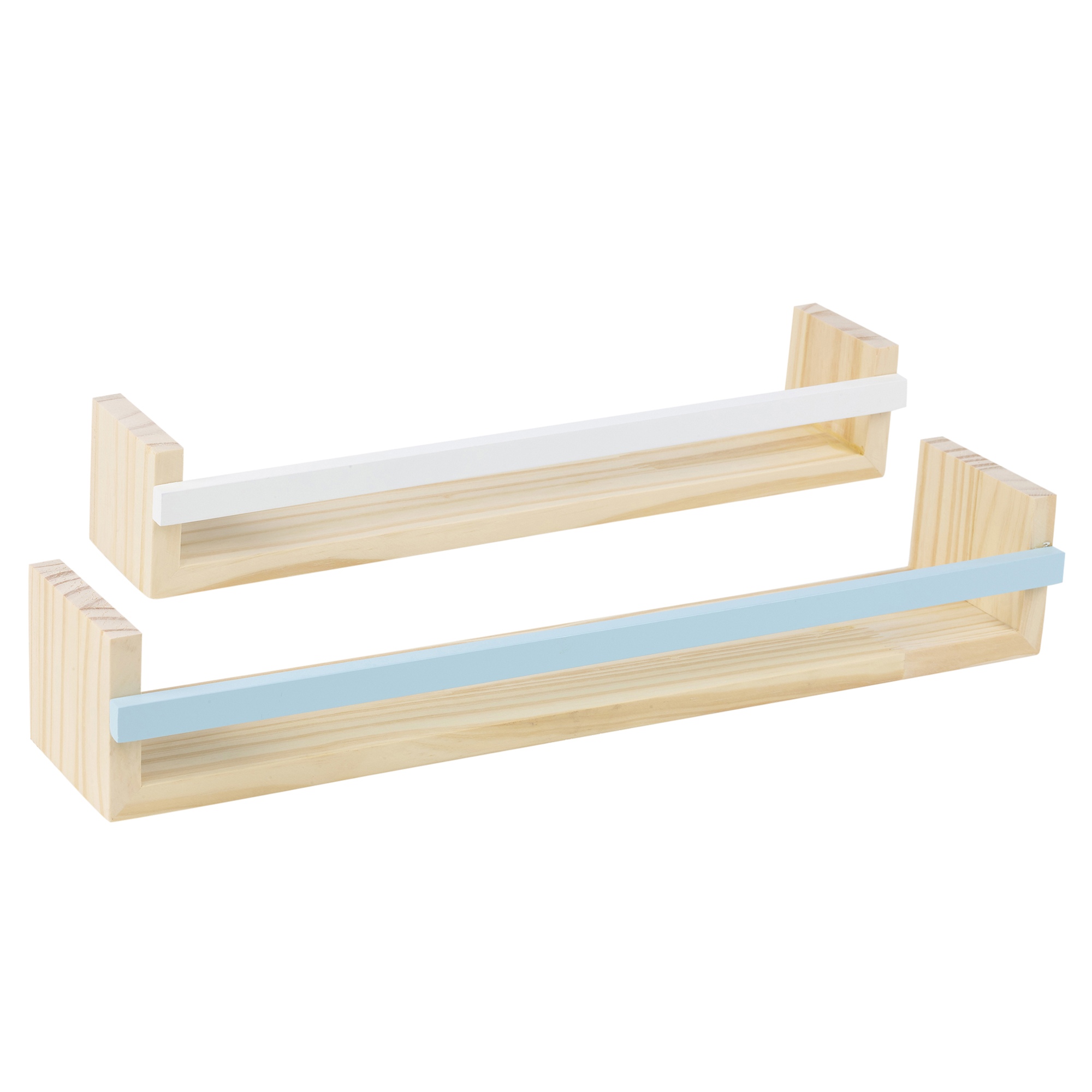 2 Pz IN Legno da Parete Mensola Display Scaffale Supporto di 2 Pz IN Legno da Parete Mensola Display Scaffale Supporto di