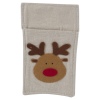 Jute Christmas Cutlery Bag [746532]