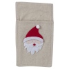 Jute Christmas Cutlery Bag [746532]