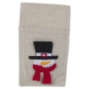 Jute Christmas Cutlery Bag [746532]