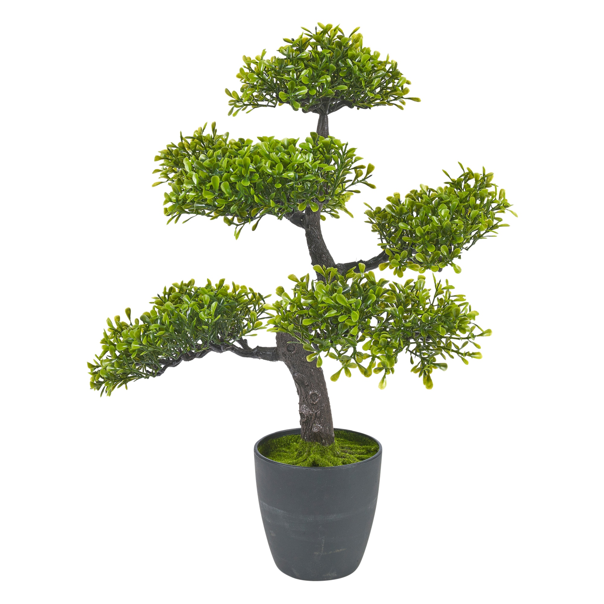 Decorative Artificial Plastic Realistic Desk Faux Bonsai ...