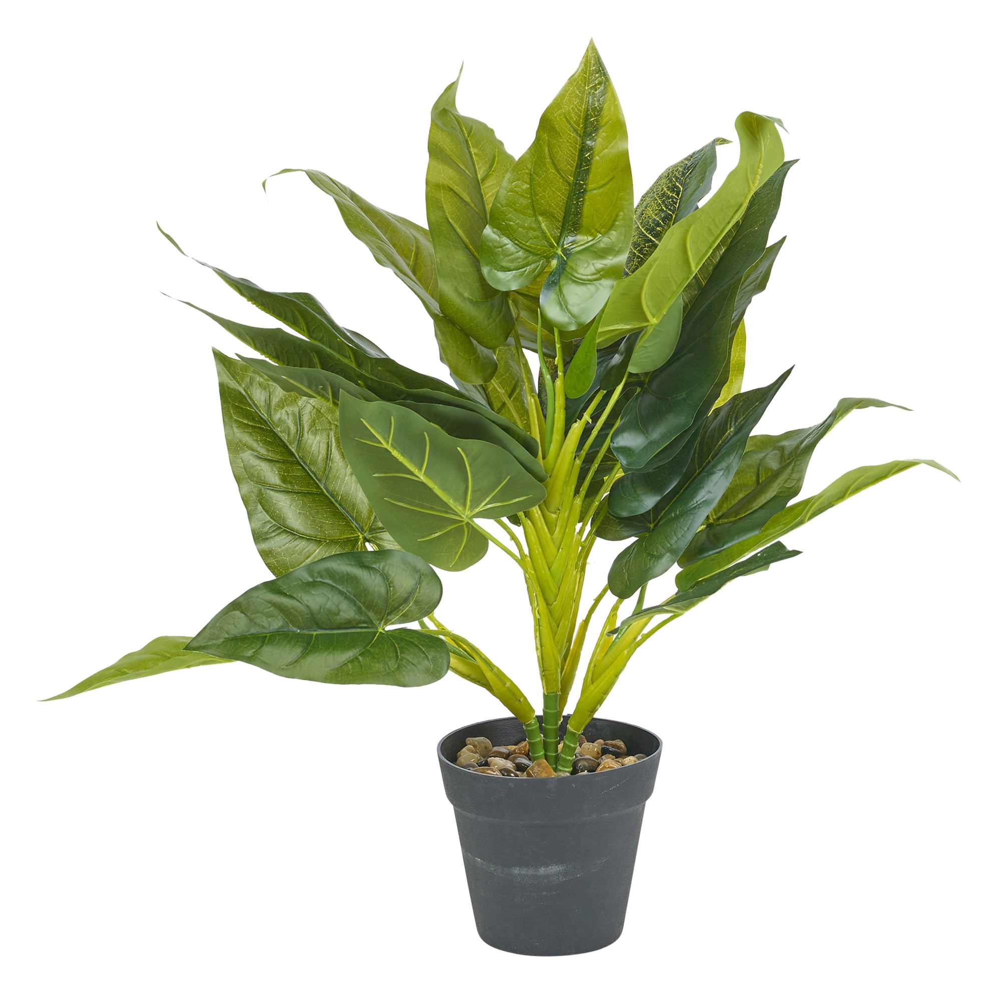Artificielle Plante Verte Arbre Stone Pot Home Office Tropical Décoration Réaliste