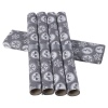 Grey Table Runner & Placemat Set Star Design [766387]