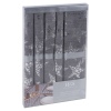 Grey Table Runner & Placemat Set Star Design [766387]