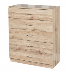 Hallingford 5 2 Drawer Chest Beech Effect 3052079 Easygift