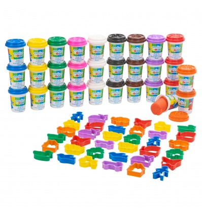 71 Pcs Giant Play Dough & Acc Set [801444]