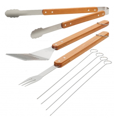 7 Pcs Stainless steel BBQ Tool Set  [536331]