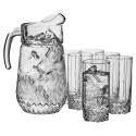 Pasabahce - 7 PCS Water Pitcher with 6 Cups [091214]