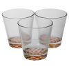 3 PCS Cube Giallo 25cl Drinking Glasses [865499]