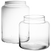 Wide Top Glass Cylinder Vase