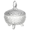 Glass Candy Bowl Jar With Lid 4 Assorted [103711]