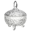 Glass Candy Bowl Jar With Lid 4 Assorted [103711]