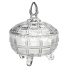 Glass Candy Bowl Jar With Lid 4 Assorted [103711]