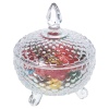 Glass Candy Bowl Jar With Lid 4 Assorted [103711]