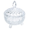 Glass Candy Bowl Jar With Lid 4 Assorted [103711]