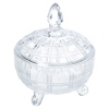 Glass Candy Bowl Jar With Lid 4 Assorted [103711]