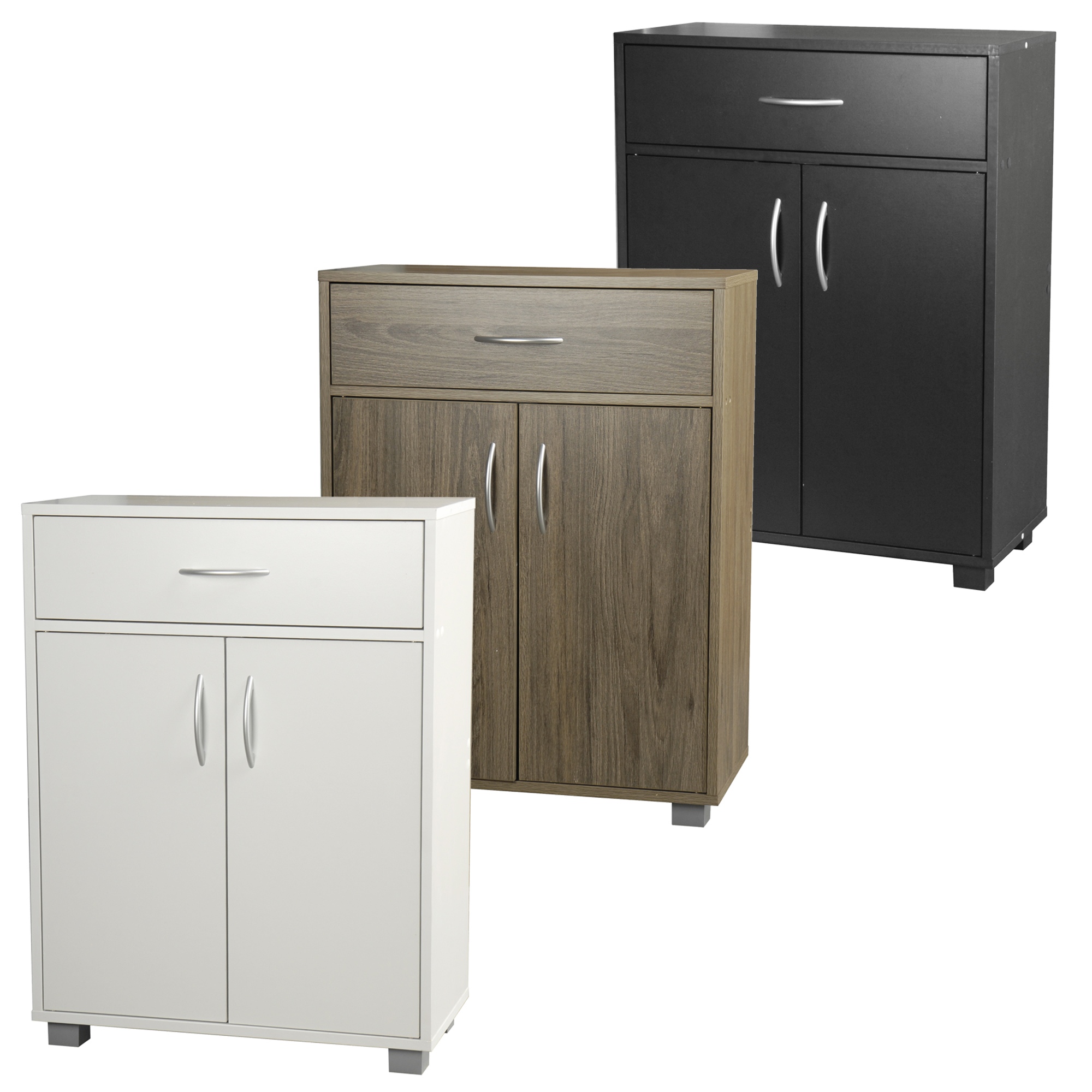 Oak URBNLIVING Wooden Free Standing Storage Cabinet 