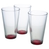 LAV 3 PCS 32cl Drinking Glasses Set - Red [257635]