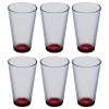 LAV 3 PCS 32cl Drinking Glasses Set - Red [257635]