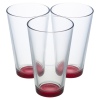 LAV 3 PCS 32cl Drinking Glasses Set - Red [257635]