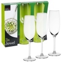 3 x 21cl Tall Stemmed Wine Flutes - Royal Leerdam [245714]