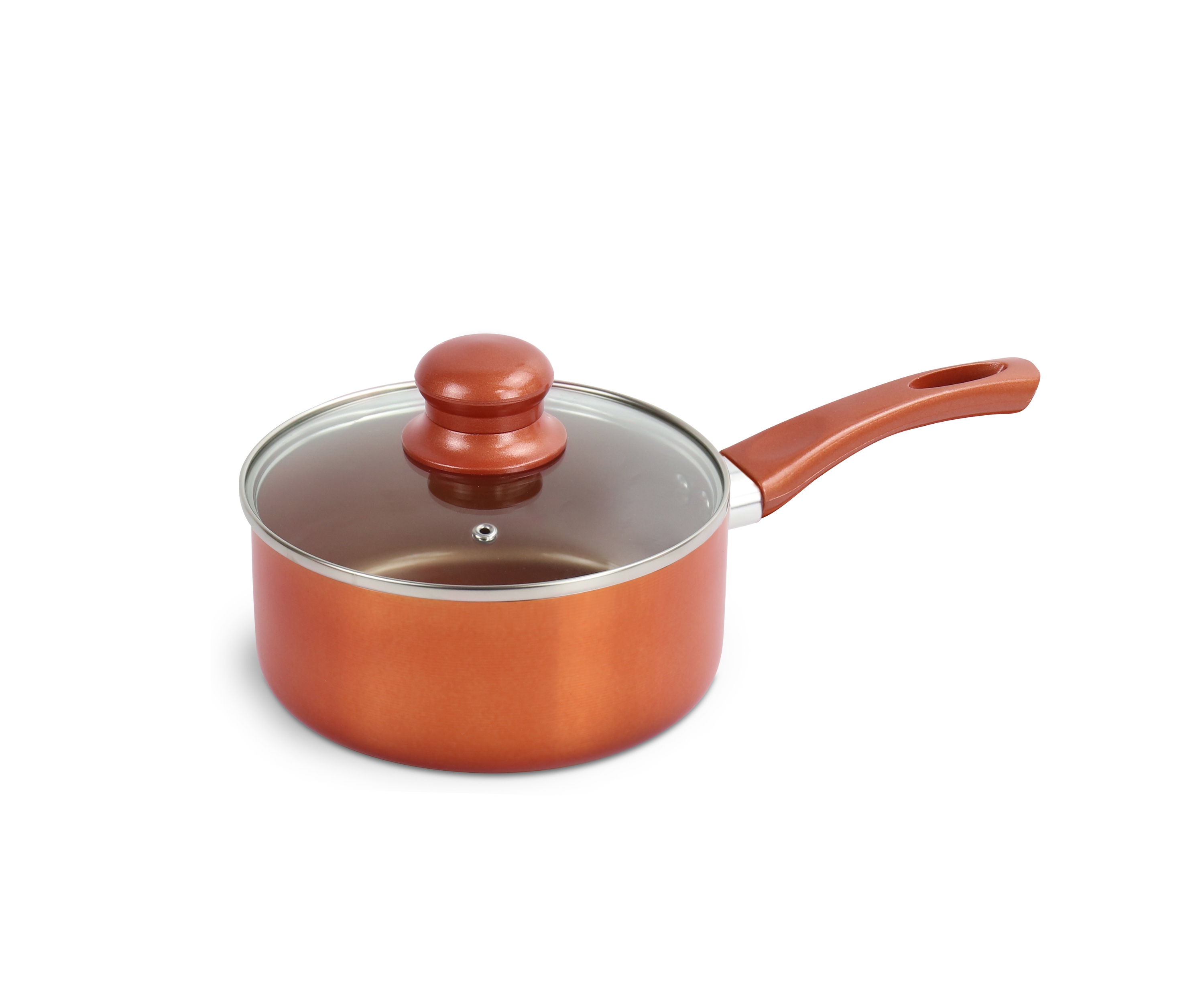 3 Piezas Urbn Chef de cobre de Cerámica Inducción Ollas de 6 Piezas URBN CHEF Cerámica Cobre Inducción de Cocina Ollas