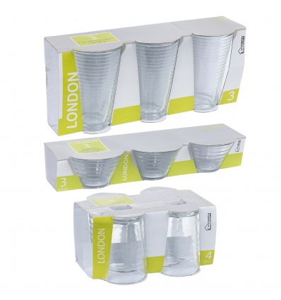 URBN-LIVING London 10 Piece Drinkware and Dessert Bowl Set