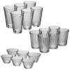 URBN-LIVING Berlin 18 Piece Drinkware and Dessert Bowl Set