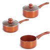 3 Piece URBN-CHEF Copper Kitchenware Set
