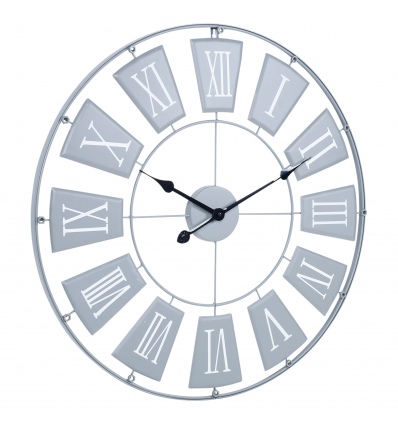 Grey Metal Wall Clock [366383]