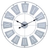Grey Metal Wall Clock [366383]
