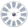 Grey Metal Wall Clock [366383]