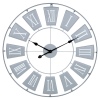 Grey Metal Wall Clock [366383]