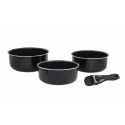 Black Space Saving Pan Sets