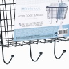 Metal Door Hanger Basket with 3 Hooks [145797]