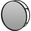 50cm Round Black Metal Mirror [366307]