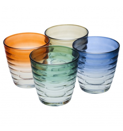 Glasses (4pcs) Circles 260ml Bormioli Botanic [082401]