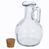 Glass Oil and Vinegar Bottles With Cork Lid