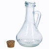 Glass Oil and Vinegar Bottles With Cork Lid