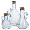 Glass Oil and Vinegar Bottles With Cork Lid