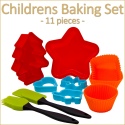 11 Pcs Childrens Baking Set - Black [449555]