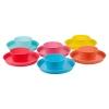 6 PCS Colourful Plastic Plates Set [917925]