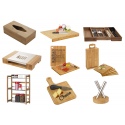 Selection of Wooden Bamboo Kitchen Products