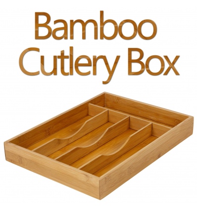 Bamboo Cutlery Box [512983]