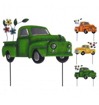 Colourful Garden Car Metal Picks - 3 Colours