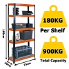 5 Shelf Storage Rack